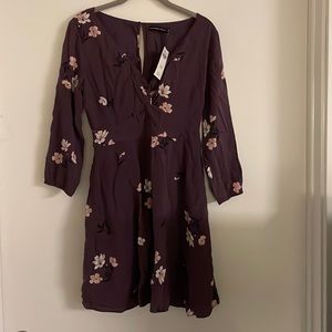 NWT Abercrombie Fitch Dress Small Purple new A&F